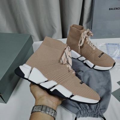 cheap quality Balenciaga Speed 2.0 coffee white black